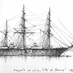 1866 - Trasporto ad elica 'Citta' di Genova'